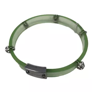 Brazalete Lia Sophia Verde Lucita Estrás Pistacho Esmaltado - Imagen 1 de 5