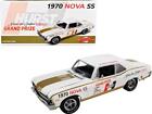1970 Chevrolet Nova SS blanc avec rafales graphiques - Nommez le concours de changeur à