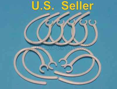 10 White Earhooks for Plantronics  M155 M165 M1100 M100 M55 M28  M25  975 925  - Image 1 of 3