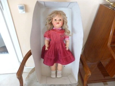 Beau Bébé/poupée Raynal des années 50 en rhodoïd - 56 cm. Florence - Photo 1/4