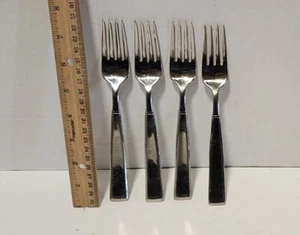 Vtg Wallace Ballance 18/10 Stainless Dinner Forks Set Of 4 - Picture 1 of 8