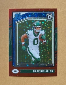 2024 Donruss Optic #211 Braelon Allen Rated RC International Red Stars Prizm SP - Picture 1 of 2