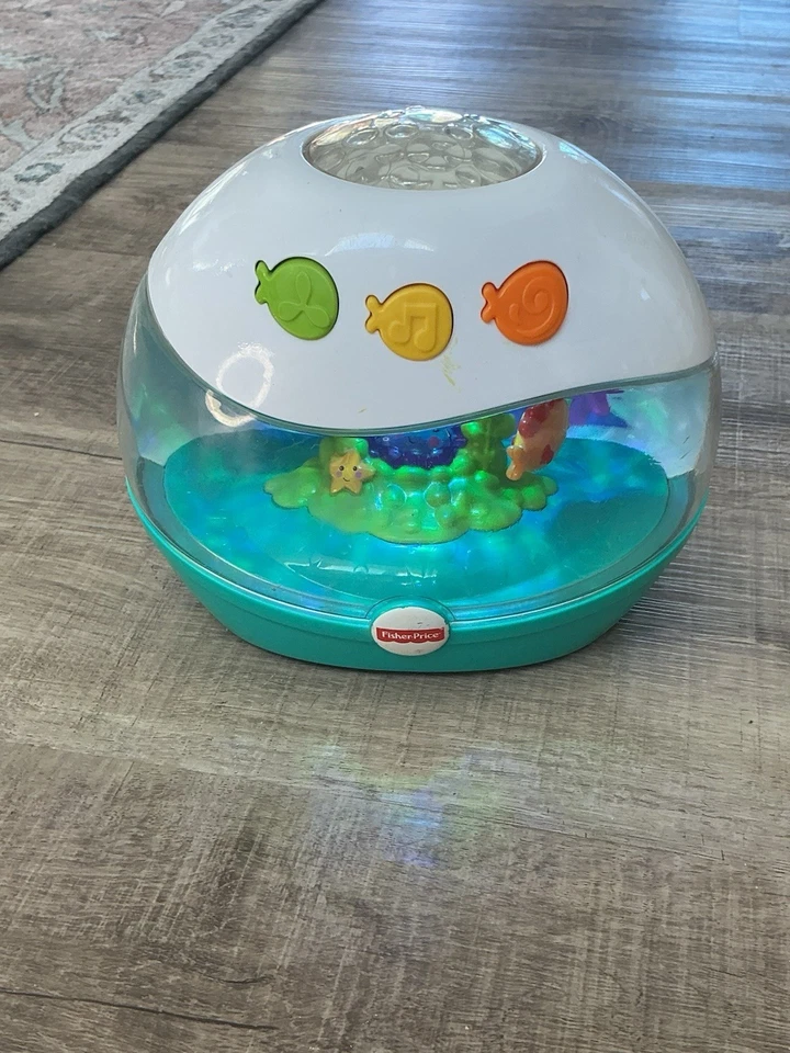 Fisher Price Calming Seas Chupete Proyección Luz Nocturna Proyector Probado Funciona Foto 1 de 4