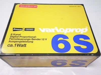 Rarität - Varioprop 6 S - Fernsteuerung mit Quarzen , Servo, Ladekabel - Bild 1 von 4