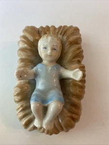 Krippe Ersatz Porzellan Keramik Jesuskind in Krippe 3 1/2" - Bild 1 von 8