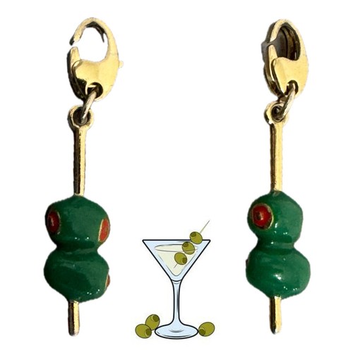 Ciondolo vintage KATE SPADE oliva (senza bracciale)