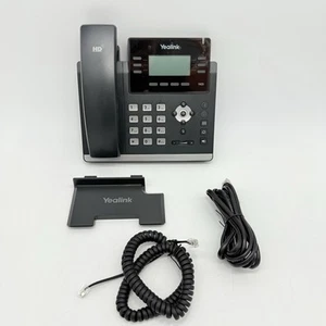 YEALINK SIP-T42S SKYPE BUSINESS EDITION GIGABIT IP PHONE | NO POWER CORD - Picture 1 of 3