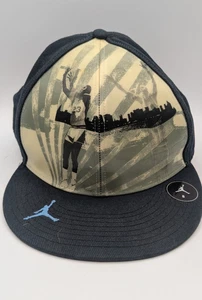 Mens Nike Michael Jordan Lenticular 243970 010 Black Fitted Baseball Hat Cap 8 - Picture 1 of 6