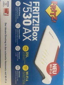 AVM FRITZ!Box 7530 AX. VDSL DSL WLAN MESH Router Wi-Fi 6. - Bild 1 von 3