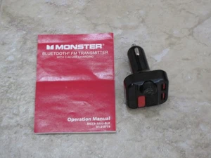 Monster Transmisor FM Bluetooth con Puertos de Carga USB de 3.4 Amp MCC9-1032 Negro - Imagen 1 de 1