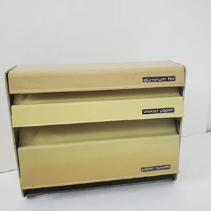 VINTAGE LINCOLN BEAUTYWARE, PAPER TOWEL, FOIL WAX PAPER DISPENSER WALL MOUNT - Picture 1 of 7