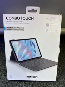 Etui na klawiaturę Logitech Combo do iPada Air Oxford szare 920012626 - Zdjęcie 1 z 4