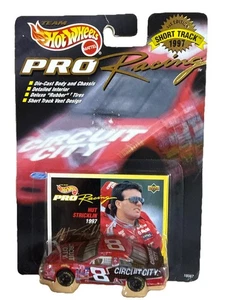 Hut Stricklin 1997 Hot Wheels Pro Racing primera edición #8 Circuit City Ford nuevo en paquete - Imagen 1 de 5