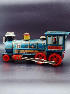 Vintage 60er Western Sonderlok Blech Zug Modern Toys Japan ungeprüft - Bild 1 von 6