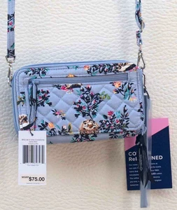 Bandolera Vera Bradley RFID Todo en Uno en Erizo Salvaje. Nuevo con etiquetas - Imagen 1 de 5