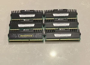 6 x CMZ8GX3M2A1866C9 Corsair (2 X 4GB) PC3-15000 DDR3-1866MHz 240-Pin CL9 DIMM - Picture 1 of 2