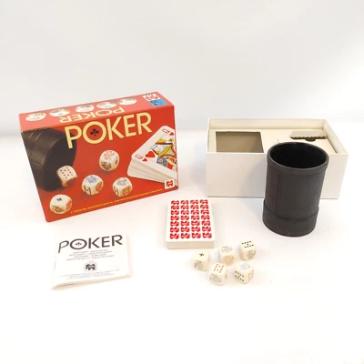 Vintage POKER Dice & Card Game #717 Netherlands 1979 - Image 1 of 4
