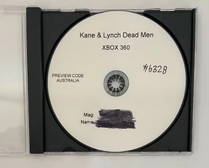 Kane & Lynch: Dead Men Preview Version Microsoft Xbox 360 2007 Pre-release code - Picture 1 of 7