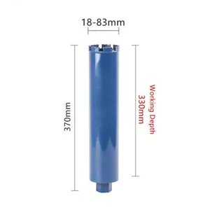 18-83mm 370mm Diamond Core Drill Bit Wet Dry Granite Stone Concrete Drill Bits - Picture 1 of 32