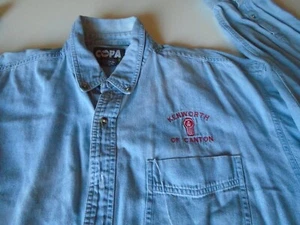 Kenworth Of Canton long sleeve button up shirt mens xl copa banana rn69030 semi - Picture 1 of 7
