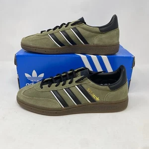 Scarpe da uomo Adidas Handball Sonder 'Focus Olive' in camoscio / IG6183 / taglia 7,5 - Foto 1 di 6