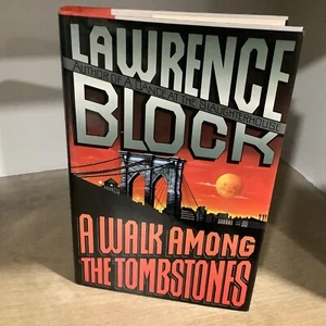 A WALK AMONG THE TOMBSTONES By Lawrence Block - 1st Edition- Signed- HCDJ - Picture 1 of 7