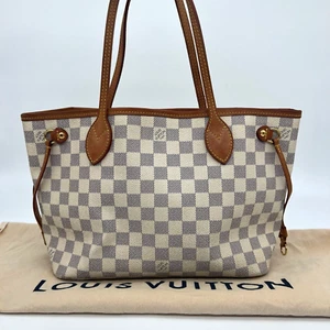 Louis Vuitton Neverfull PM Tote Bag Damier Azur - Picture 1 of 17