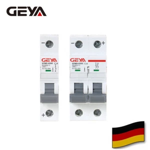 GEYA Solar DC Circuit Breaker 1/2P 6-125A  PV Leistungsschalter Schutzschalter - Picture 1 of 13