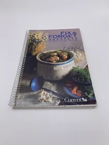 VINTAGE 1989 Wire bound Fix and Forget 50 SLOW COOKER Recipe book YUM!  - Imagen 1 de 6