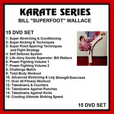 KARATE Training Series 15 DVD Set kicking self defense with Bill Wallace