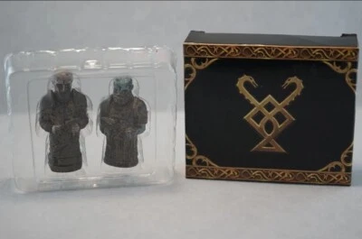 Esculturas de God Of War Stone Mason edição de colecionador irmãos Huldra - Imagem 1 de 2