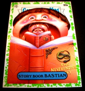 2022 TOPPS Garbage Pail Kids Book Worms "STORY BOOK BASTIAN" #97a Green Border - Picture 1 of 1