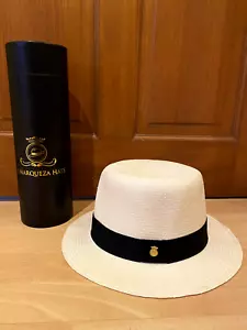 La Marqueza Hats Rollable Carludovica Toquilla Straw Panama Hat Ecuador 59cm - Picture 1 of 14