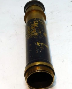 Antique Telescope Brass Nautical Spyglass 19th century - missing front glass - Picture 1 of 11