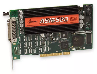 AudioScience ASI6520 Broadcast Balanced Analog XLR Multichannel PCI Sound Card - Image 1 of 4