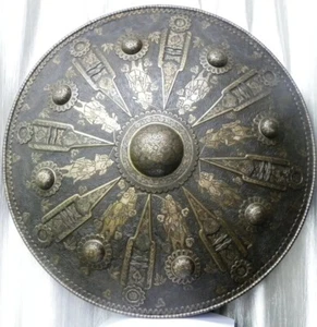ARMOUR EUROPEAN  SHIELD 12 WARRIOR ON HORSE ARMOUR FIGS  8 ORG DAGGER INSERTERED - Picture 1 of 15