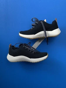 Dr SCHOLLS WOMENS TENNIS SNEAKERS FOAM BLACK SHOES SIZE 6 M - Picture 1 of 8