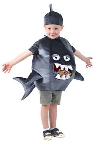 Feed Me Shark Candy Catcher Child Boys Girls Costume Size 18 Months / 2T NEW