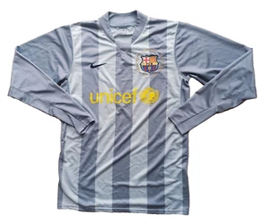 Nike FC Barcelona 2007/2008 Torwart Trikot Spieler PLAYER ISSUE GK Shirt grau M - Bild 1 von 4