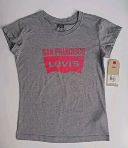 BRAND NEW Levi's Girl San Francisco Colored Logo Shirt Sz.Medium - Picture 1 of 6