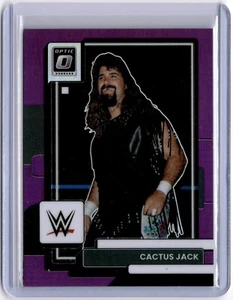 Cactus Jack 2023 Panini Chronicles Optic Purple #365 WWE Legends #29/49 - Picture 1 of 2