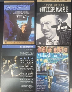 Lot 4 DVD Classics - Orson Welles - Hitchcock - Woody Allen - Sorkin - Imagen 1 de 11