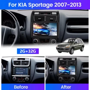 9" für KIA Sportage 2007-13 Apple Carplay Autoradio GPS WiFi BT Android 13 - Picture 1 of 24