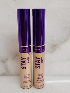 Set Of 2 - Rimmel Stay Matte Full Coverage Concealer #092 Ivory. - Picture 1 of 4
