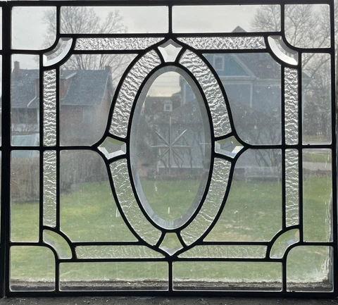 Beveled Glass Window Cover