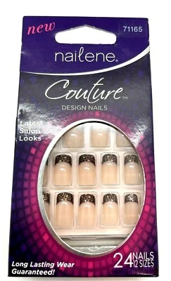 Nailene Couture Design Nails Copper Leopard Tip ,24 Ct - Short Square - 71165 - Image 1 of 4