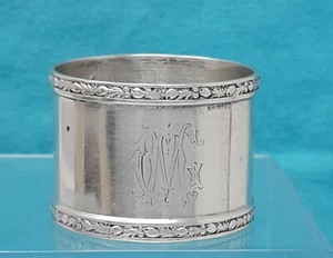 Großer, schwerer deutscher Serviettenring aus 0,800 Silber von Wilhelm Binder - Bild 1 von 5