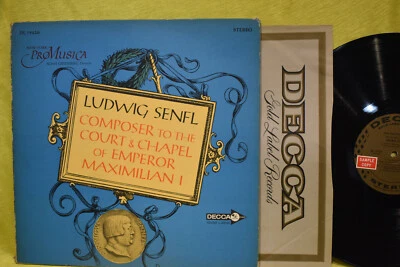 Ludwig Senfl Composer To Court & Chapel Of Emperor Maxiilian i LP Pro Musica - Image 1 of 3