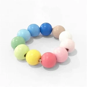 Wooden Round Beads Colour Choice Wood Craft Bead 8mm Xmas Gift Jewellery Making - Picture 1 of 23