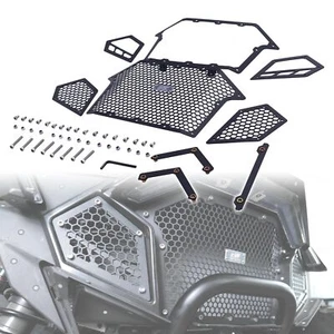 Aluminum Front Mesh Grille for 20-25 Polaris RZR Pro R/Turbo R 3-piece Design - Picture 1 of 22